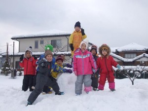 雪遊び 雪遊び