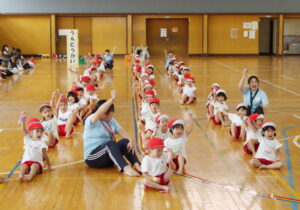 開会式　「エイエイオー！」