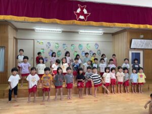 大きな声で歌うよ