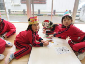 ぬりえコーナーもあったよ