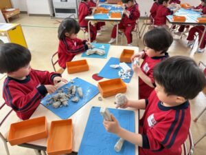 粘土楽しいな♪