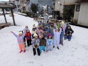 雪がいっぱーい！！